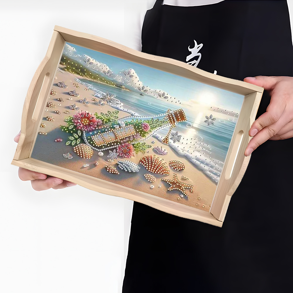 A diamond-painted square tray  - Outdoor Furniture Designer incelemesi ve fiyatı