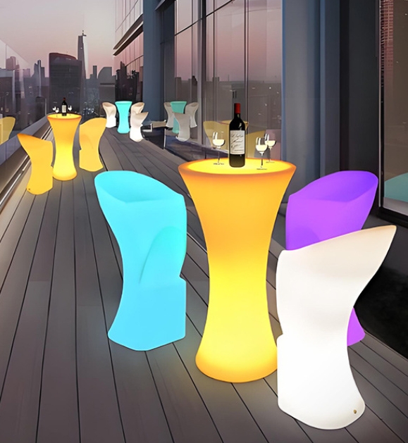 Portable LED Bar Counter Table - Outdoor Furniture Europe incelemesi ve fiyatı