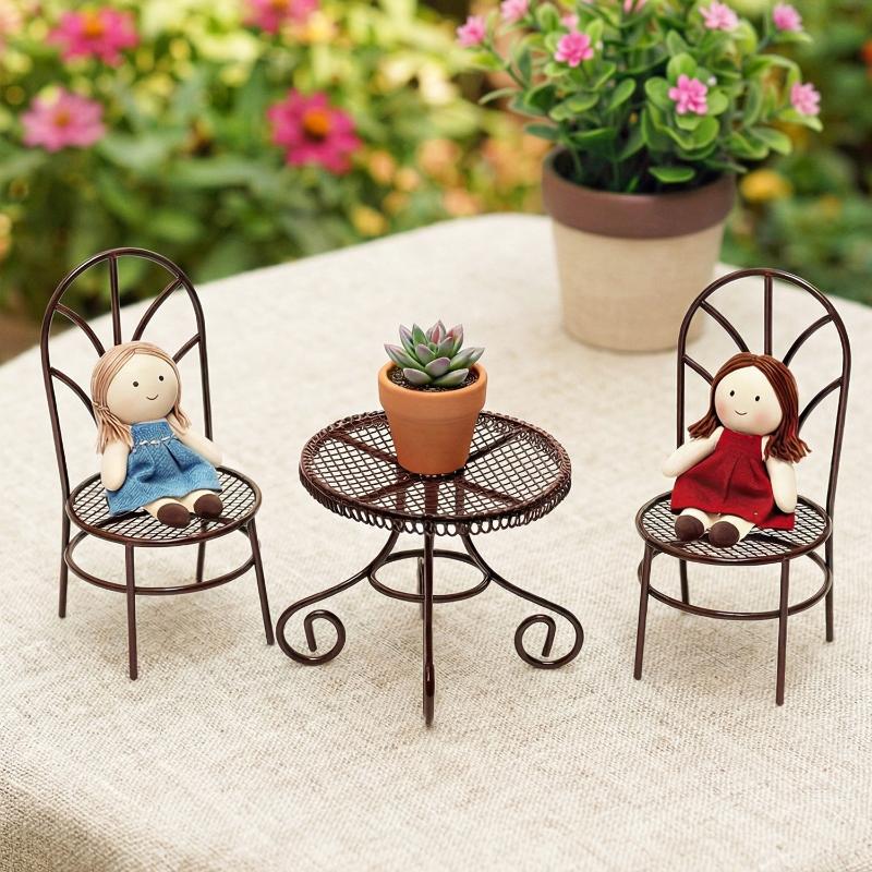 1/3Pcs Dollhouse Garden Displa - Outdoor Furniture Designer incelemesi ve fiyatı