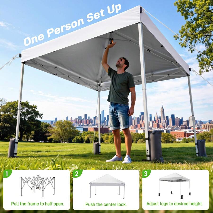 10x10 Pop Up Canopy Tent Porta - Gazebo Pop Up incelemesi ve fiyatı