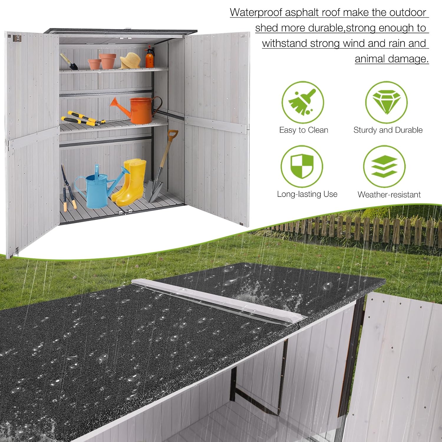 Outdoor Cabinet Storage Shed w - Outdoor Furniture With Storage incelemesi ve fiyatı