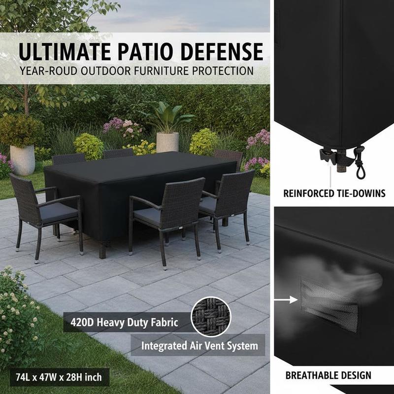 Outdoor Table Set Protector 74 - Outdoor Furniture Designer incelemesi ve fiyatı
