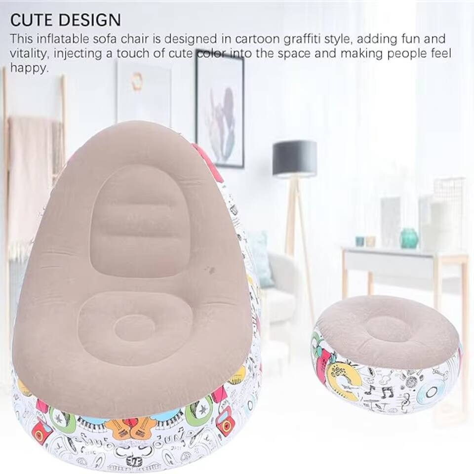 Modern Eco-flocked PVC Inflata - Outdoor Furniture Designer incelemesi ve fiyatı