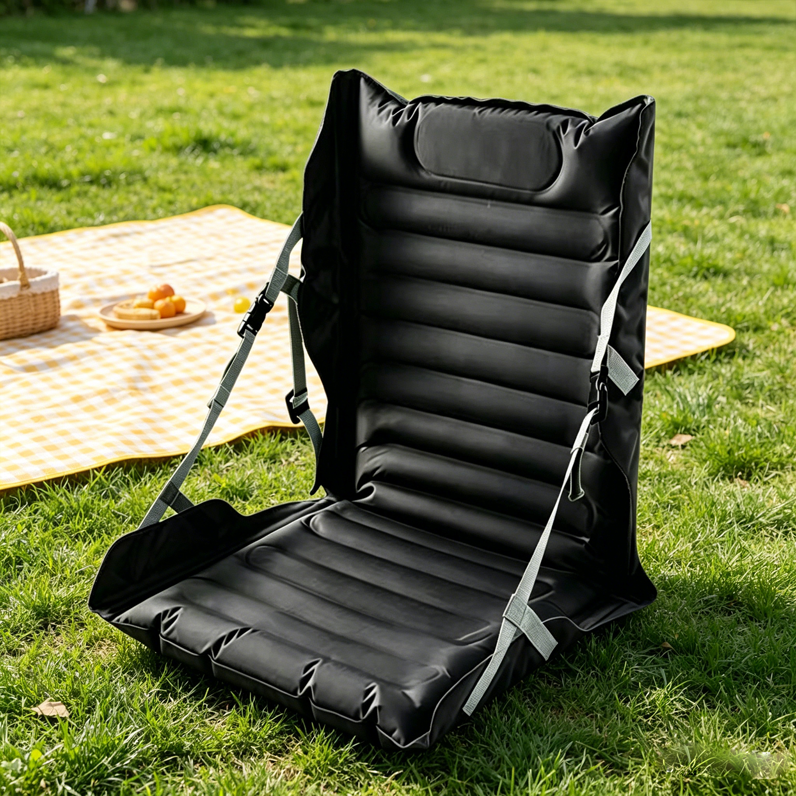 Inflatable Folding Seat Cushio - Outdoor Furniture Green incelemesi ve fiyatı