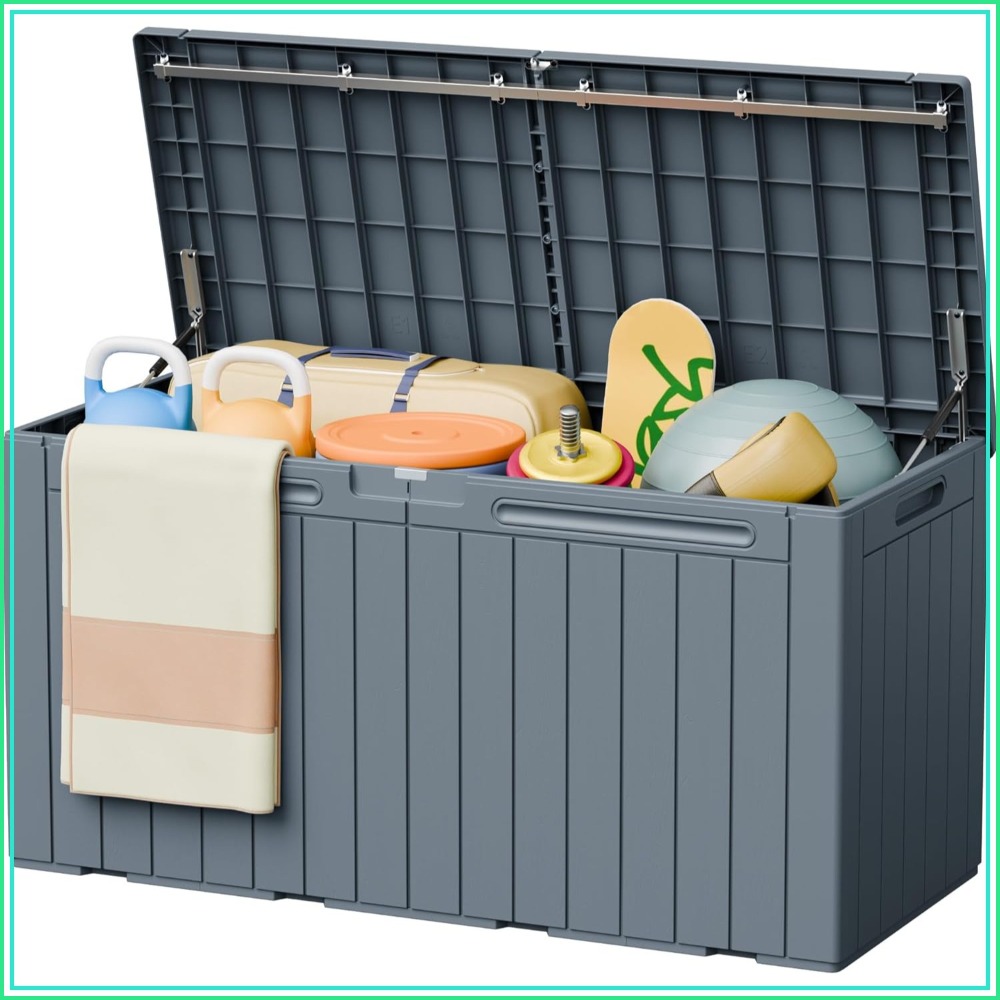 110 Gallon Outdoor Storage Box - Outdoor Furniture With Storage incelemesi ve fiyatı
