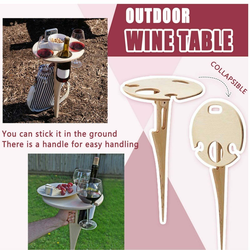 Outdoor Wine Table Portable Pi - Outdoor Furniture Europe incelemesi ve fiyatı