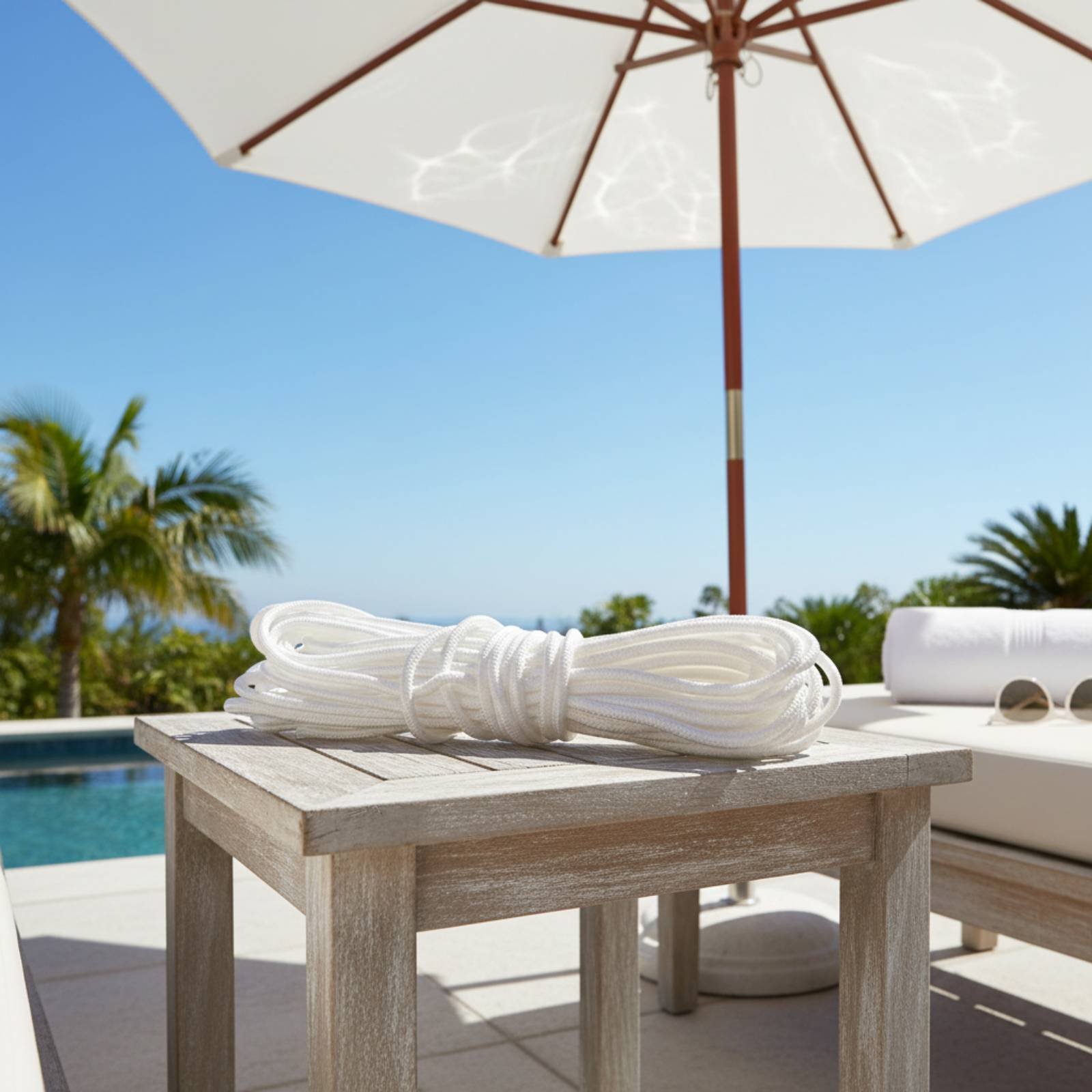 Roman Umbrella Pull Rope Wear- - Outdoor Furniture Patio incelemesi ve fiyatı