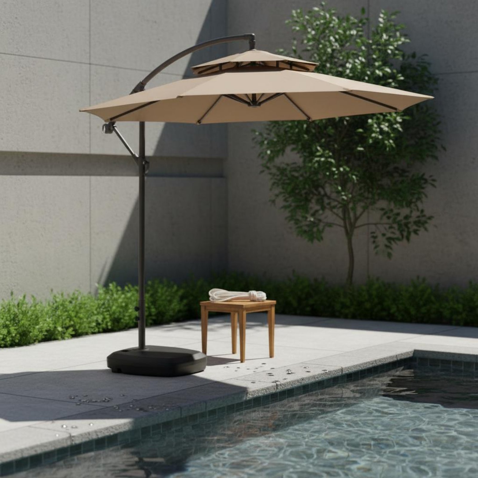 Roman Umbrella Pull Rope Wear- - Outdoor Furniture Patio incelemesi ve fiyatı